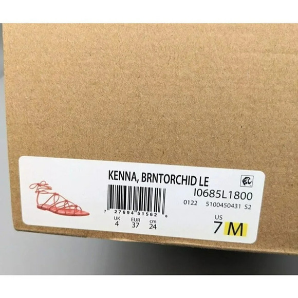 NIB Vince Kenna Women's Knotted Leather Gladiator Sandal Size 7 M (MSRP $280) - Picture 8 of 8